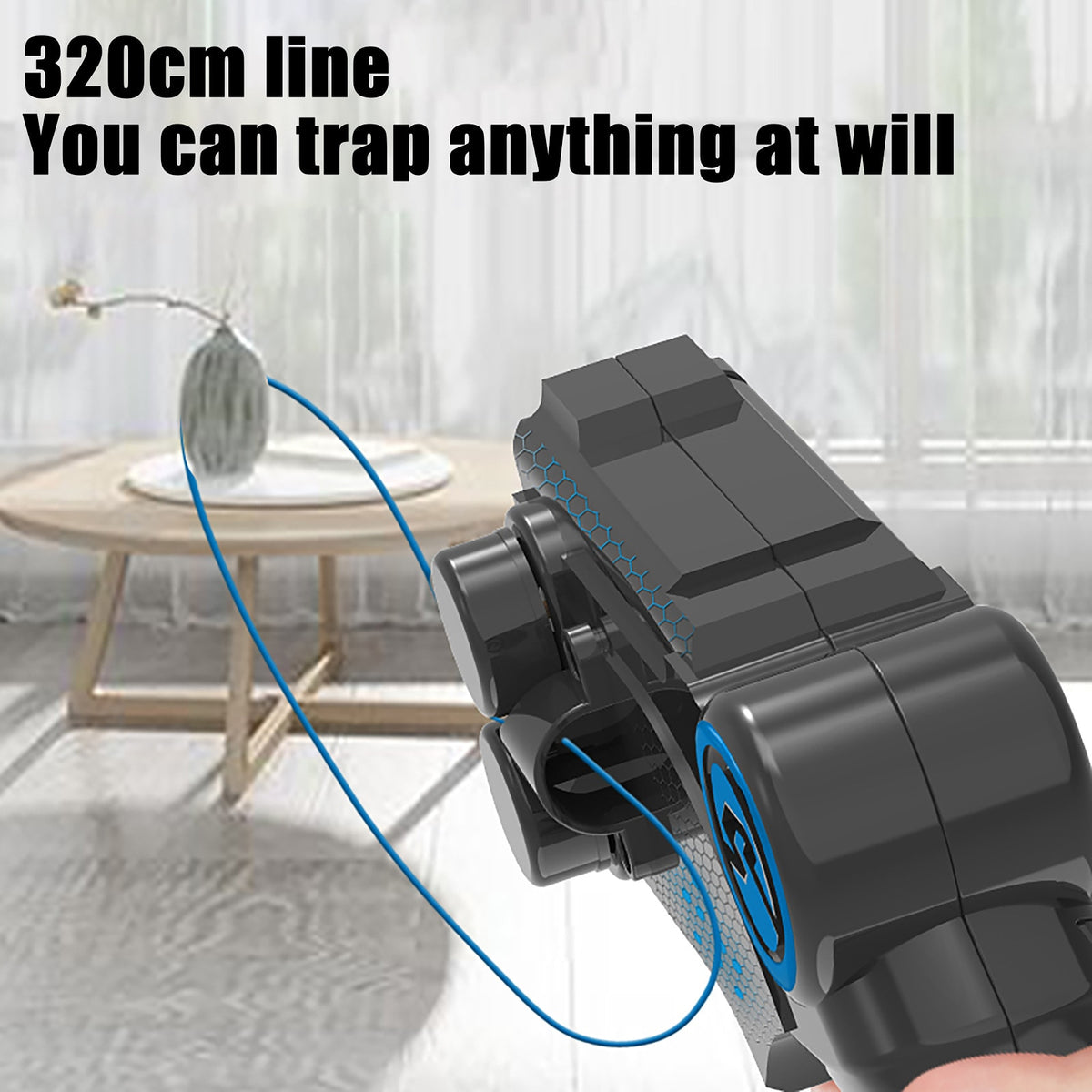 Zip String Rope Launcher Propeller With Rope String Controller Handheld Loop Lasso Shooter Thruster Electric Toys For Children