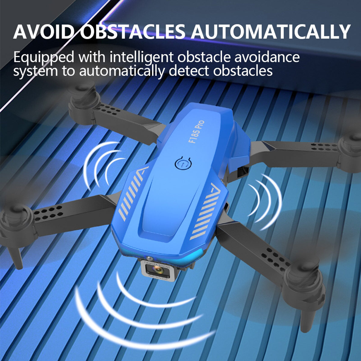 2022 LS/RC F185 Pro RC Drone 4K Professional HD Camera Three-Sided Obstacle Avoidance Foldable Quadcopter RC Helicopter Toys Boy