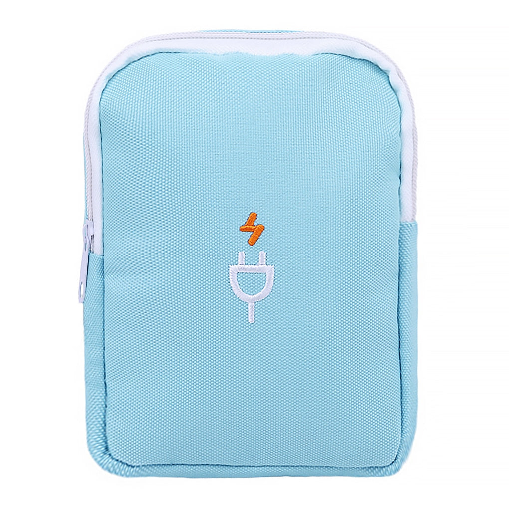 Travel Gadget Organizer Bag Portable digital cable bag Electronics Accessories Storage Carrying Case Pouch for USB power Bank