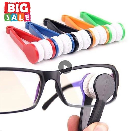 5Pcs Sun Glasses Eyeglass Microfiber Spectacles Cleaner Brush Cleaning Tool Cleaning Brush Auto Cleaning Brushes Accessories New