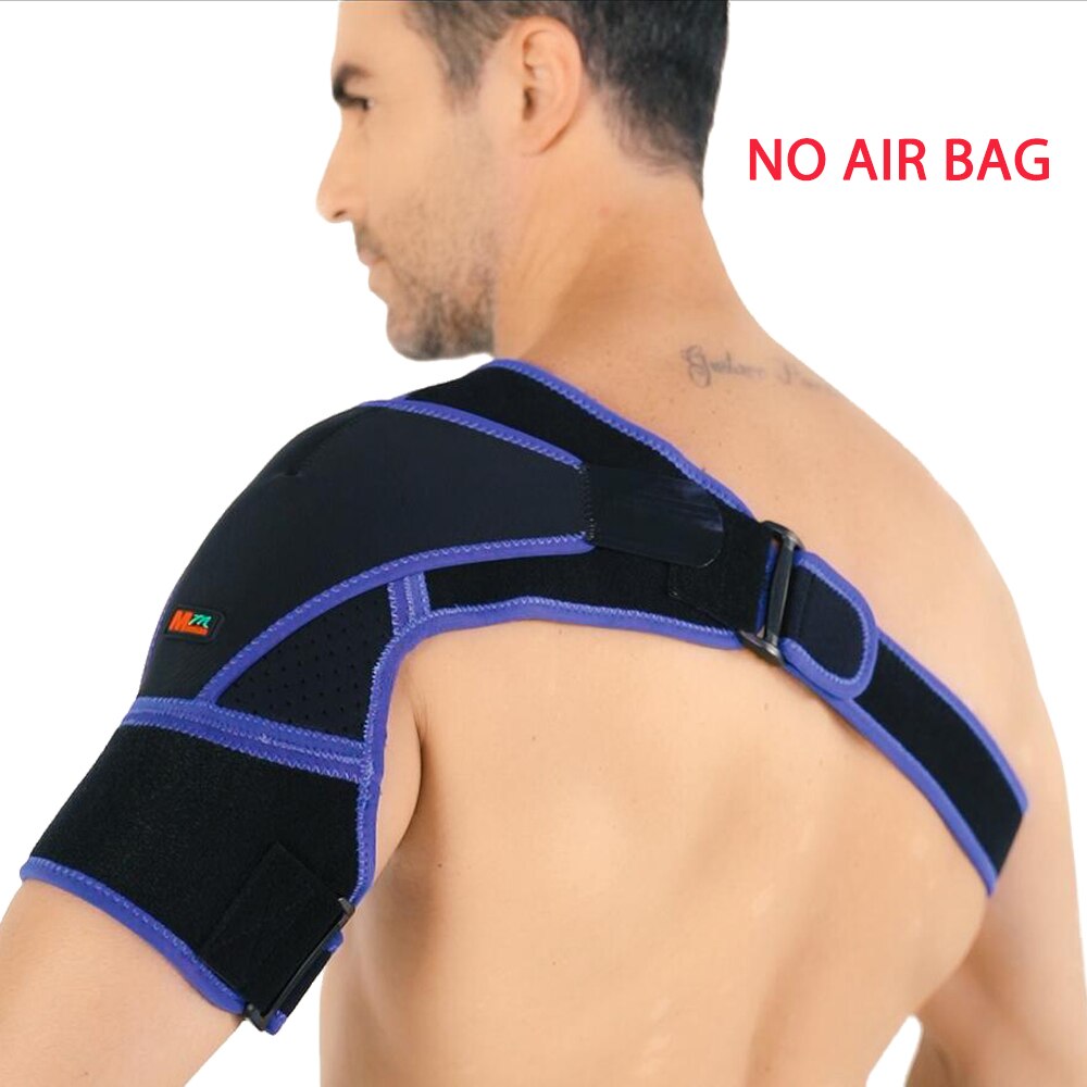 Shoulder Stability Brace with Pressure Pad Adjustable Breathable Neoprene Shoulder Support Compression Sleeve for Shoulder Pain