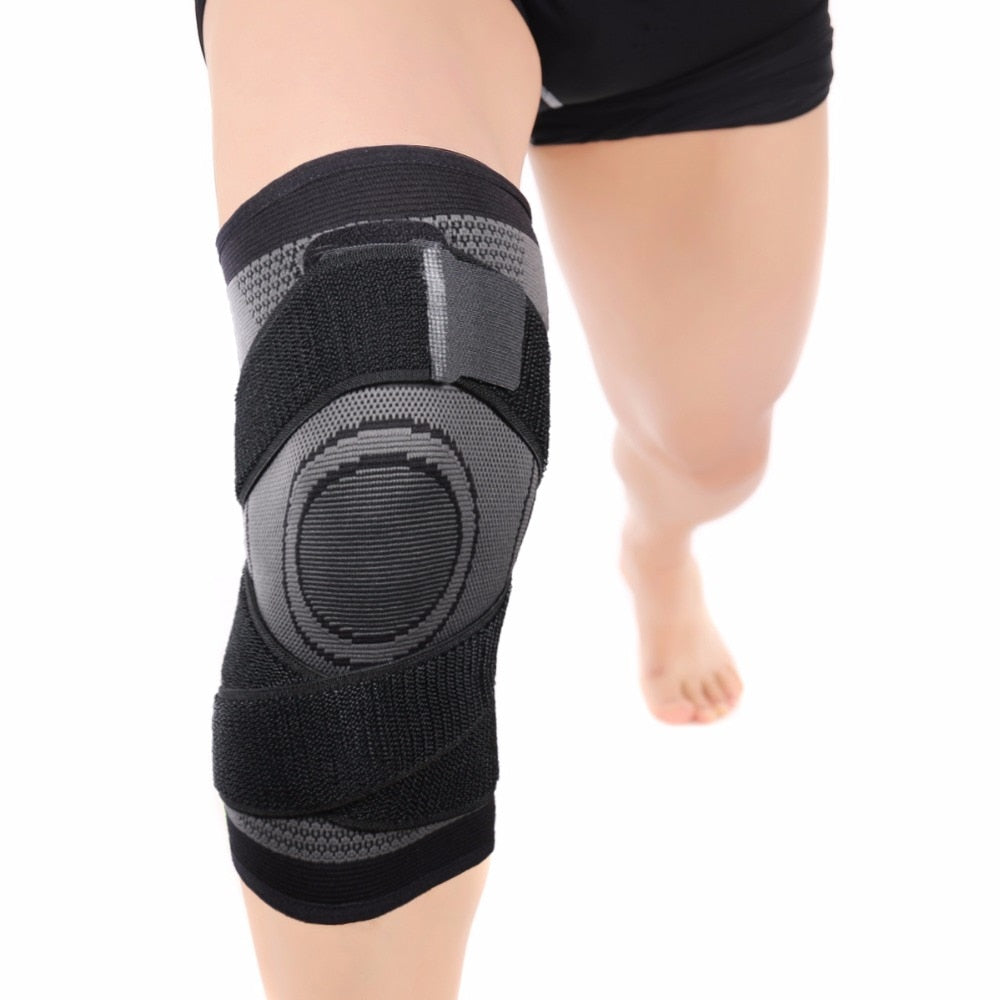 Drop Ship for Chile Sports Fitness Knee Pads Support Bandage Braces Elastic Nylon Sport Compression Sleeve for Basketball