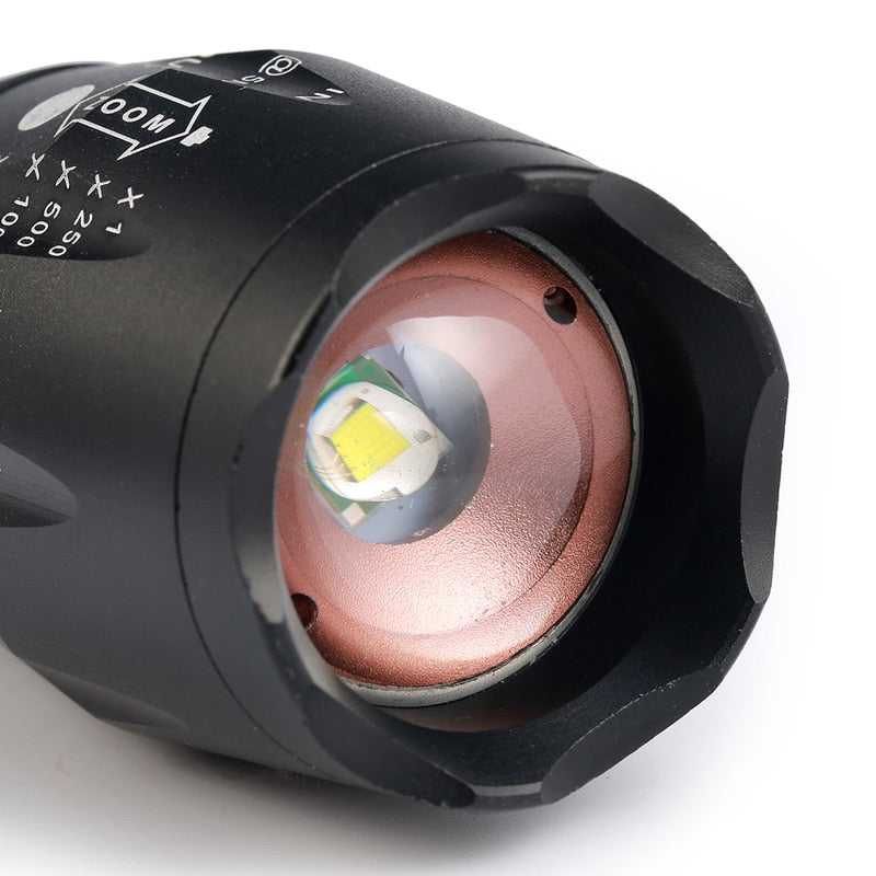 ZK30 8000LM Powerful Waterproof LED Flashlight Portable LED Camping Lamp Torch Lights Lanternas Self Defense Tactical Flashlight