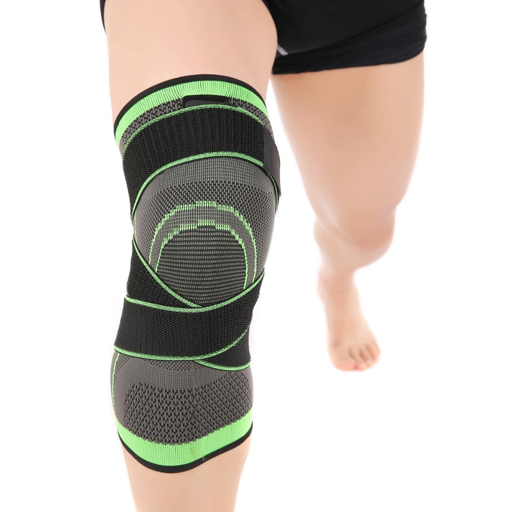 Drop Ship for Chile Sports Fitness Knee Pads Support Bandage Braces Elastic Nylon Sport Compression Sleeve for Basketball