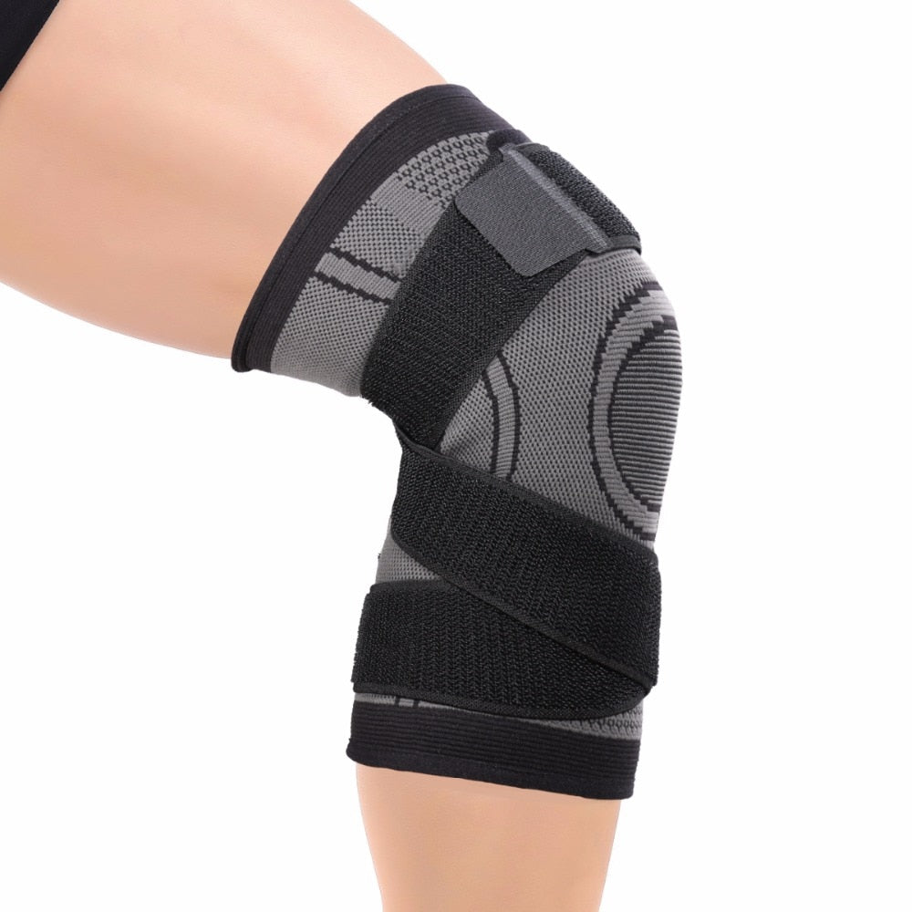 Drop Ship for Chile Sports Fitness Knee Pads Support Bandage Braces Elastic Nylon Sport Compression Sleeve for Basketball