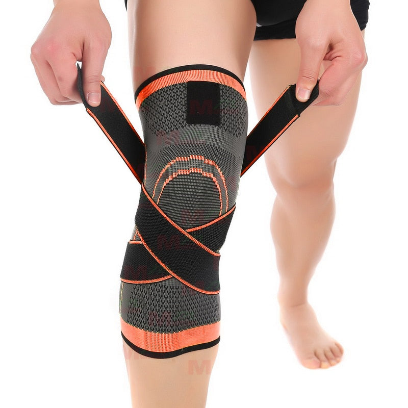 Drop Ship for Chile Sports Fitness Knee Pads Support Bandage Braces Elastic Nylon Sport Compression Sleeve for Basketball