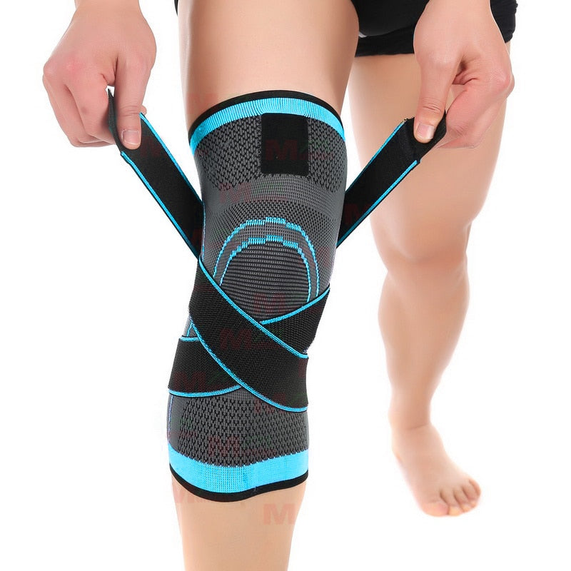 Drop Ship for Chile Sports Fitness Knee Pads Support Bandage Braces Elastic Nylon Sport Compression Sleeve for Basketball