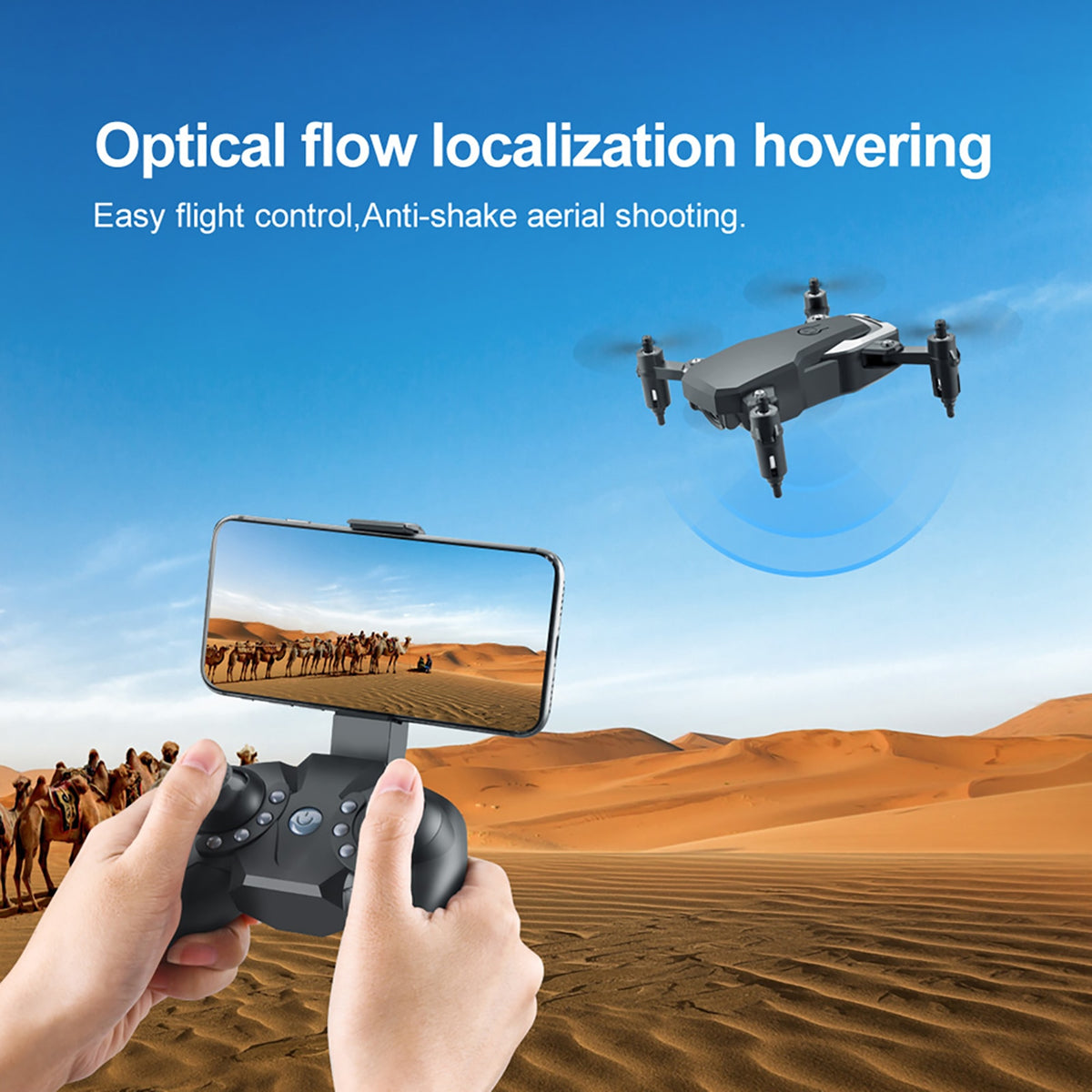 LF606 Wifi FPV Foldable RC Drone with 4K HD Camera Follow Altitude Hold 3D Flips Headless RC Helicopter Mini Aircraft Kids Toys