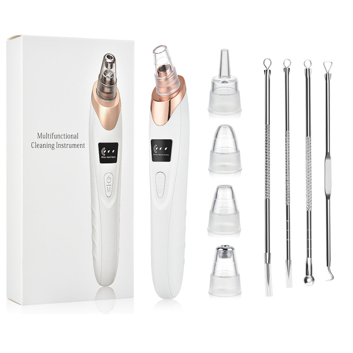 Electric Blackhead Remover Vacuum Acne Cleaner Black Spots Removal Facial Deep Cleansing Pore Cleaner Machine Skin Care Tools