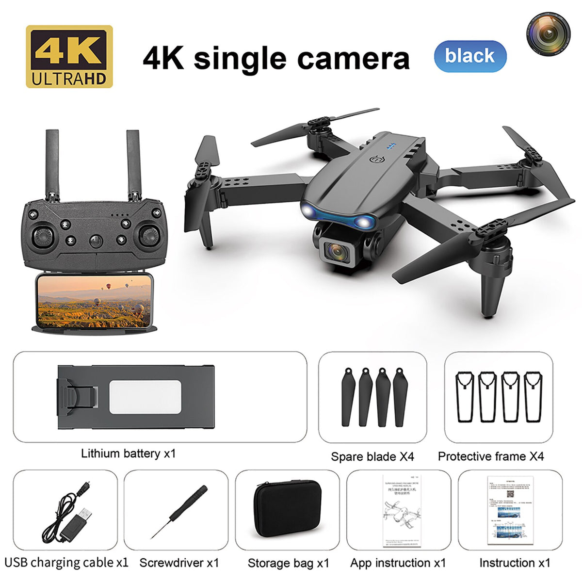 E99 K3 Pro Mini Drone 4K Profesional HD Dual Camera 1080P Obstacle Avoidance Fpv RC Drones Quadcopter Rc Helicopters Toys Boys