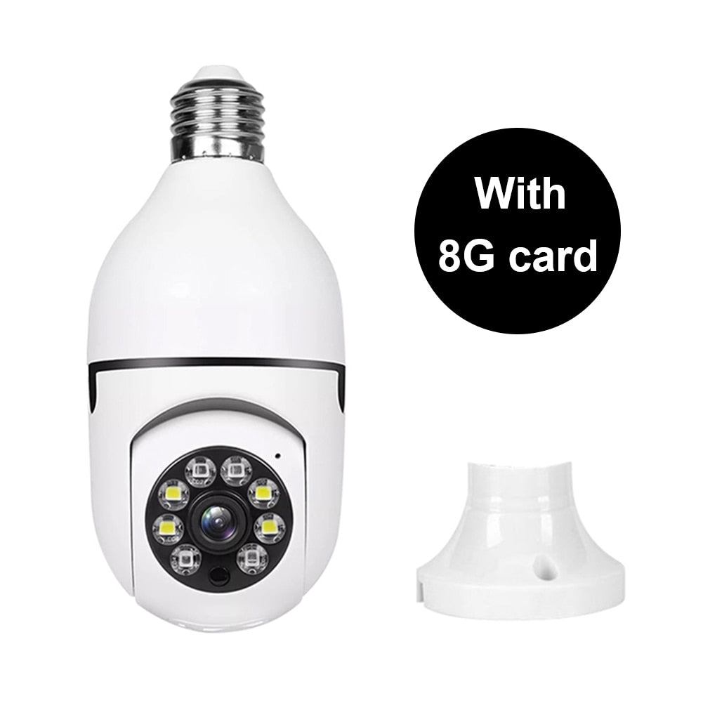 E27 Bulb Surveillance Camera 2MP Night Vision Wireless Security Monitor Light Bulb WiFi Camera Auto Human Tracking Baby Monitor