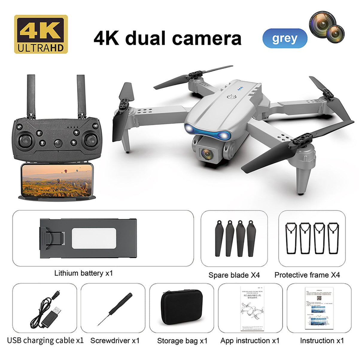 E99 K3 Pro Mini Drone 4K Profesional HD Dual Camera 1080P Obstacle Avoidance Fpv RC Drones Quadcopter Rc Helicopters Toys Boys