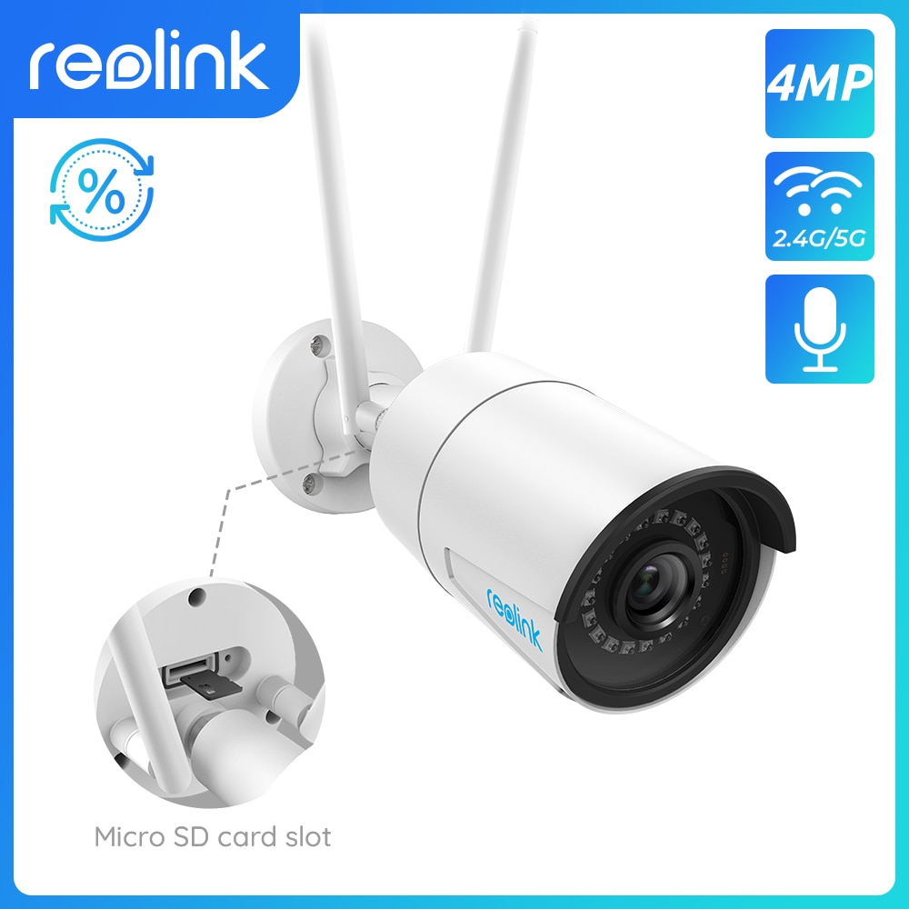 [Refurbished IP Camera]Reolink 5MP WiFi Camera AI Motion Detection 4MP CCTV Cam 3MP Smart Home 24/7 Video Recording Surveillance