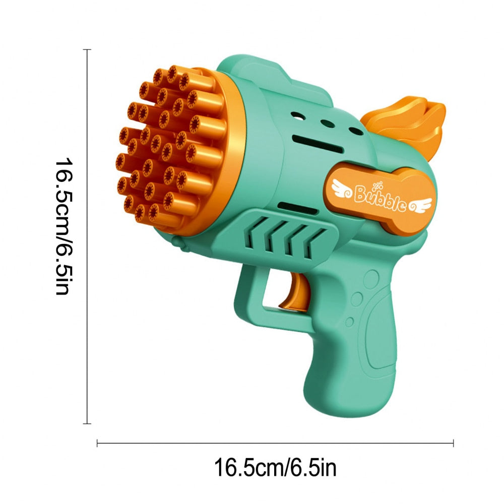 Kids Rocket Bubble Gun Blower 29/23 Holes Bubble machine Summer Soap bubbles Toys for children girl Boys outdoor games garden
