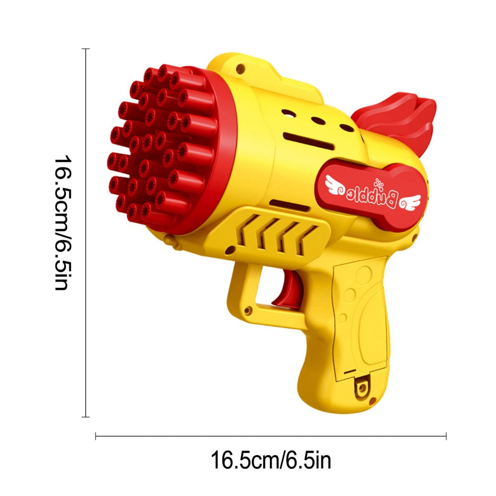 Kids Rocket Bubble Gun Blower 29/23 Holes Bubble machine Summer Soap bubbles Toys for children girl Boys outdoor games garden