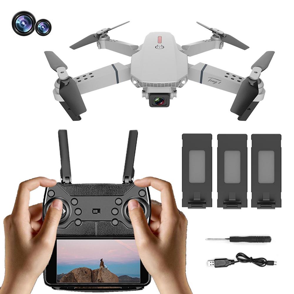 New 2022 E88Pro RC Drone 4K Professinal With 1080P Wide Angle HD Camera Foldable RC Helicopter WIFI FPV Height Hold Gift Toy