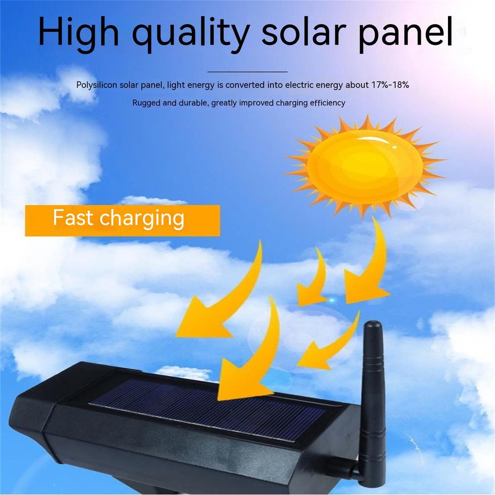 42led Solar Security Light Motion Sensor Simulation Outdoor Fake Camera Rural Garden Wall Lamp Waterproof