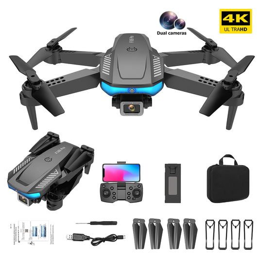 2022 LS/RC F185 Pro RC Drone 4K Professional HD Camera Three-Sided Obstacle Avoidance Foldable Quadcopter RC Helicopter Toys Boy