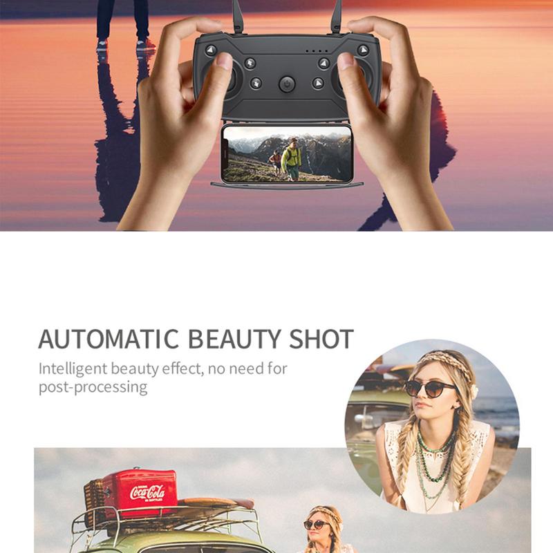 2022 E88Pro RC Drone 4K With 1080P Wide Angle HD Camera Foldable RC Dron Helicopter WIFI FPV Height Hold For Kids Gift Toy