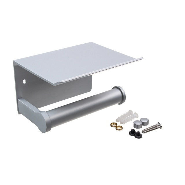 Bathroom Toilet Paper Holder w/Phone Holder - ShopAfusion