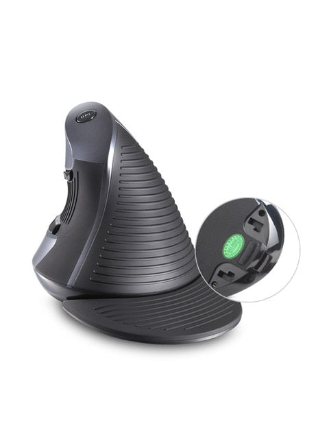 Delux M618 GX Ergonomic Vertical Wireless Mouse - ShopAfusion