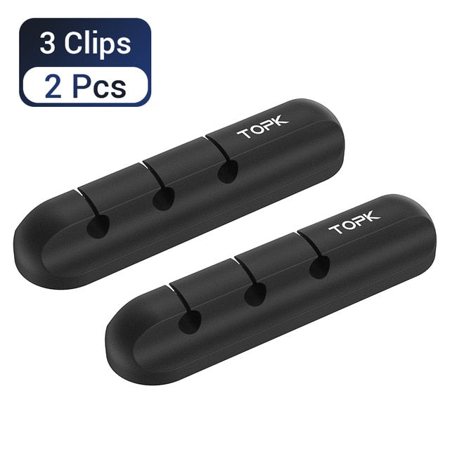 TOPK Silicone Cable Organizer - ShopAfusion