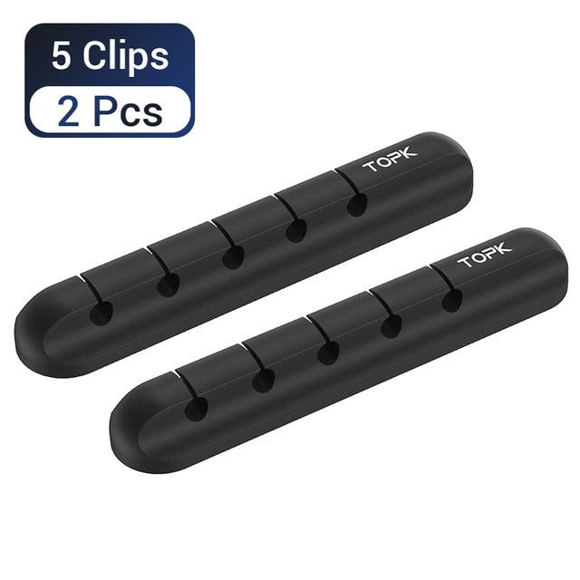 TOPK Silicone Cable Organizer - ShopAfusion