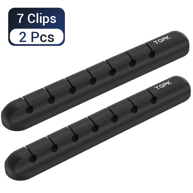 TOPK Silicone Cable Organizer - ShopAfusion