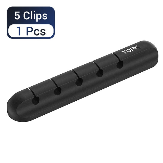 TOPK Silicone Cable Organizer - ShopAfusion