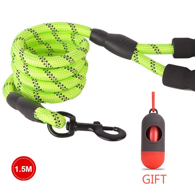 Strong Reflective Dog Leashes - ShopAfusion