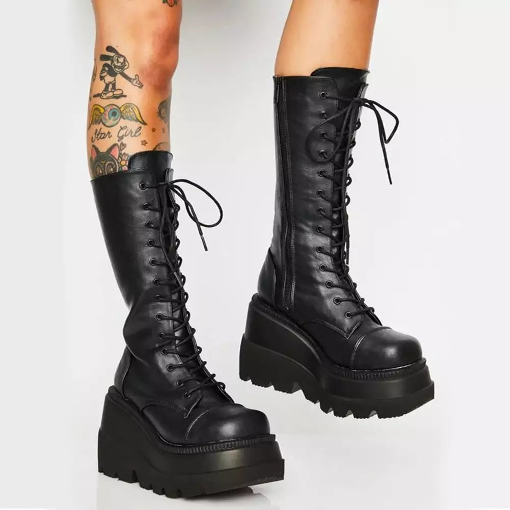 Platform Women's Boots - ShopAfusion